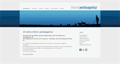 Desktop Screenshot of inform-werbeagentur.de